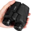 Prismáticos compactos occer 12x25 con visión clara en condiciones de poca luz, binoculares grandes impermeables para adultos y niños, binoculares de enfoque fácil de alta potencia para observación de aves, caza al aire libre, viajes, turismo