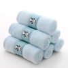 Toallas para bebé - Toalla hipoalergénica de 2 capas ultra suave y absorbente - Toalla de baño para recién nacido - Toallitas naturales reutilizables para pieles delicadas - Registro de bebé como ducha (azul, paquete de 6) - Imagen 3