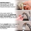 Farberware FDW05ASBWHA Lavavajillas de encimera portátil completo con tanque de agua incorporado de 5 litros, 5 programas, cuidado del bebé, lavado de vidrio y frutas, negro/blanco - Imagen 7