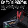 HULKMAN Alpha85 Jump Starter 2000 Amp 20000mAh Car Starter para hasta 8.5L Gas y 6L Diesel Engines con pantalla LED 12V Litio Portable Car Battery Booster Pack (Gris espacial) - Imagen 5