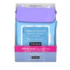 Neutrogena Toallitas de día y noche con toallitas desmaquillantes de limpieza facial y paños faciales calmantes nocturnos, toallitas sin alcohol para eliminar la suciedad, el aceite y el rímel a prueba de agua, 3 paquetes de 25 ct, 75 ct