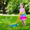 Lydaz Cortacésped de burbujas para niños pequeños, máquina para hacer burbujas para niños, juguetes de verano al aire libre, cesta de Pascua, juguetes de cumpleaños, regalos para bebés en edad preescolar, niños y niñas - Imagen 2