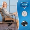 Cojín Everlasting Comfort para silla de oficina, siéntate más tiempo, siéntete mejor, cojines de espuma viscoelástica para glúteos, coxis, espalda, ciática, almohadilla para aliviar el dolor de escritorio de computadora - Imagen 3