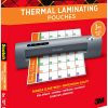 Scotch Thermal Laminating Pouches, paquete de 100, 8.9 x 11.4 pulgadas, hojas de tamaño carta (TP3854-100) - Imagen 5