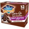 Blue Diamond Almendras Horno Tostado Chocolate Oscuro Sabor Snack Nueces, 100 paquetes de calorías, 32 unidades