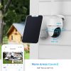 Sistema de cámara de seguridad para exteriores Pan Tilt 3G/4G LTE Cámara alimentada por batería solar, visión nocturna Starlight, audio bidireccional, detección de movimiento PIR, sin WiFi, sin cables, Reolink Go PT con panel solar, versión de EE. UU. - Imagen 2