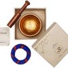 Juego de cuencos tibetanos para cantar — Cuenco con sonido de meditación hecho a mano en Nepal para yoga, curación de chakras y alivio del estrés - Con caja de regalo
