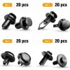 GOOACC GRC-30 120PCS Car Retainer 6.3mm 8mm 9mm 10mm Tornillos de expansión Kit de reemplazo Parachoques Push Rivet Clips, 1PC Removedor de sujetador - Imagen 7