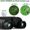 Binoculares-15x25-for-Adults-Waterproof - Prismáticos profesionales con visión nocturna con poca luz, duraderos y claros BAK4 Prism FMC Lens Binoculars. Adecuado para deportes al aire libre y conciertos, observación de aves. - Imagen 3