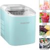 Igloo Máquina automática portátil eléctrica para hacer hielo en la encimera, 26 libras en 24 horas, 9 cubitos de hielo listos en 7 minutos, con pala de hielo y cesta, perfecta para botellas de agua, bebidas mixtas, fiestas - Imagen 5