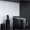 Silonn Ice Makers encimera, 9 cubos listos en 6 minutos, 26 libras en 24 horas, máquina de hielo autolimpiante con pala de hielo y cesta, 2 tamaños de hielo de bala para el Home & Kitchen, Home & Kitchen, oficina, bar, fiesta - Imagen 8