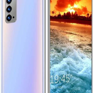 Teléfono Inteligente Dual SIM 6.6 Pulgadas Pantalla 4K Pantalla Completa Memoria del Teléfono Móvil Extraíble 6 + 128G Potente 8 Núcleos 16MP + 32MP Pixel Reconocimiento Facial