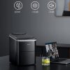 Silonn Ice Makers encimera, 9 cubos listos en 6 minutos, 26 libras en 24 horas, máquina de hielo autolimpiante con pala de hielo y cesta, 2 tamaños de hielo de bala para el Home & Kitchen, Home & Kitchen, oficina, bar, fiesta - Imagen 6