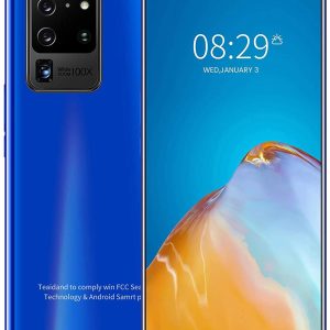 Desbloqueo inteligente de teléfono móvil con pantalla HD de 7.2 pulgadas, capacidad de almacenamiento de 4GB + 64GB, cámara HD AI de 16MP + 32MP, batería de 5000mAh, teléfono Android con doble SIM