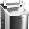 Máquina de hielo compacta para mostrador Frigidaire, rinde 26 lb. de cubitos de hielo en forma de bala por día, acero inoxidable plateado - Imagen 2
