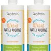 Oxyfresh Premium Pet Dental Care Solution Aditivo de agua para Pets: La mejor manera de eliminar el mal aliento de perros y gatos - Combate el sarro y la placa - ¡Tan fácil, solo agréguelo al agua! Recomendado por veterinarios