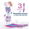 Schick Hydro Silk Touch-Up Herramienta de dermaplaning exfoliante multiusos, maquinilla de afeitar para cejas y maquinilla de afeitar facial con cubierta de precisión, 3 unidades (el embalaje puede variar) - Imagen 10
