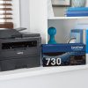 Cartucho de tóner de rendimiento estándar original de Brother, TN730, tóner negro de repuesto, rendimiento de página de hasta 1200 páginas, cartucho de reposición de Amazon Dash - Imagen 4