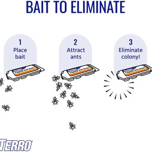 TERRO T300B Liquid Ant Killer, 12 estaciones de cebo - Imagen 4