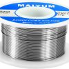 MAIYUM 63-37 Alambre de soldadura con núcleo de colofonia de estaño y plomo para soldadura eléctrica (0,6 mm, 50 g) - Imagen 2