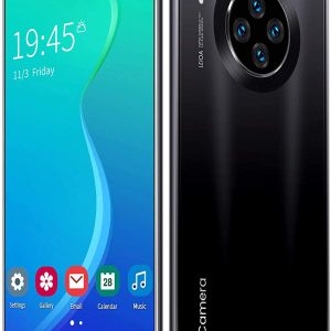 Smartphone con Pantalla De Gota De Agua De 5,8 Pulgadas, 5g WiFi, Batería De 3800 mAh, Desbloqueo Facial De Huellas Dactilares, TeléFono con CáMara De 8-16 MP 64GB Black