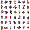 Teens Hero Stickers [100pcs] Impermeable para Calcomanía, Laptop Hydro Flask Botella de Agua Coche Taza Computadora Guitarra Monopatín Equipaje Bicicleta Parachoques, Regalo para niños/adolescentes - Imagen 3