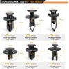 GOOACC GRC-30 120PCS Car Retainer 6.3mm 8mm 9mm 10mm Tornillos de expansión Kit de reemplazo Parachoques Push Rivet Clips, 1PC Removedor de sujetador - Imagen 4