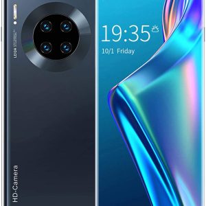 Smartphone para Personas Mayores 4gb Ram Android 10 Pantalla De CaíDa De Agua De 6.6 Pulgadas, 5g WiFi, Batería De 4500mAh, TeléFono con CáMara De 13-26Mp 32GB Black
