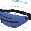 MAXTOP - Riñonera cruzada grande con 4 bolsillos con cremallera, regalos para disfrutar de deportes, festivales, entrenamientos, viajes, correr, informales, manos libres, carteras, riñonera, bolsa de teléfono para llevar todos los teléfonos - Imagen 6