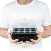 MIXC 10 paquetes de bandeja de inicio de semillas Kit de inicio de semillas con domo de humedad (bandeja total de 120 celdas) Bandejas de inicio de semillas Kit de inicio de plantas y kit de germinación de mini invernadero base para semillas en crecimiento - Imagen 6