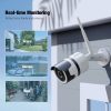 Cámara de seguridad para exteriores con aplicación de teléfono, cámara de seguridad para el Home & Kitchen 1080P IP66 resistente al agua con detección de sonido/movimiento, visión nocturna, audio bidireccional, servicio en la nube y almacenamiento SD local, cámara IP enchufable - Imagen 7