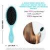 Wet Brush Original Detangler Hair Brush - Aqua - Exclusivas cerdas ultrasuaves IntelliFlex - Se desliza a través de enredos con facilidad para todo tipo de cabello - Para mujeres, hombres, cabello húmedo y seco - Imagen 4