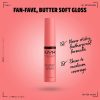 NYX PROFESSIONAL MAKEUP Butter Gloss, Brillo de labios no pegajoso - Creme Brulee (Natural) - Imagen 2