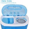 Lavadora portátil ZenStyle Compact Twin Tub 9.9 LB Mini Lavadora de carga superior/Spinner con manguera de entrada de 6.57 FT - Imagen 2