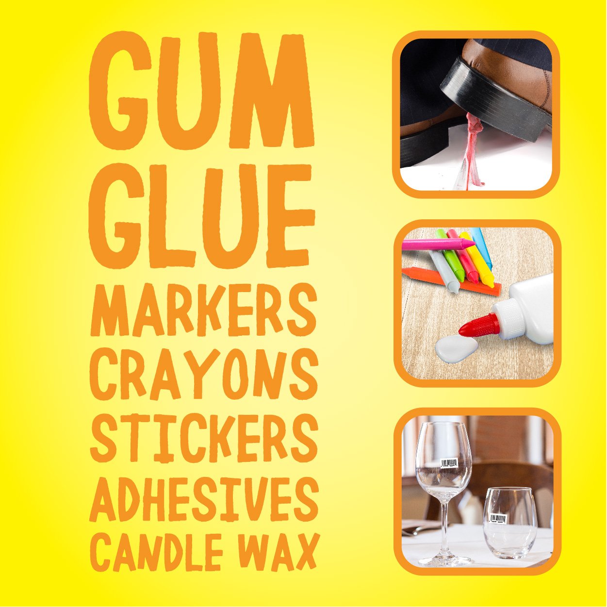 Removedor de adhesivo Goo Gone – 8 onzas – Eliminador de adhesivo seguro para superficies Elimina de forma segura pegatinas Etiquetas Calcomanías Cinta de residuos Goma de mascar Grasa Tar - Imagen 4