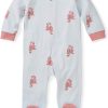 Pijama para dormir y jugar para bebés de Burt's Bees, 100 % algodón orgánico, mono de una pieza, pijama con cremallera frontal - Imagen 2