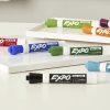Expo 80001 Marcadores de borrado en seco con punta de cincel de bajo olor, tinta a base de alcohol de bajo olor, diseñados para pizarras blancas, vidrio y la mayoría de las superficies no porosas, negro, 12 unidades por caja, paquete de 1 caja - Imagen 6