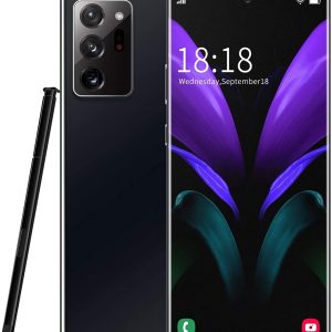 Celulares desbloqueados Cámara HD trasera de 18 MP frontal y 48 MP Pantalla completa de 6,9 pulgadas Acceso facial Lápiz electrónico inteligente Potente rendimiento Tarjeta SIM dual ( Color : Black )