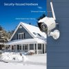 Zmodo SD-H1080P-Z Cámara de seguridad inalámbrica para exteriores, HD 1080p WiFi Smart Home Vigilancia IP Cámara - Imagen 2