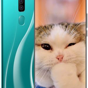 Smartphone 4g con Pantalla De Gota De Agua De 6,7″, CáMara De 13-24Mp, Batería De 4800mAh, Desbloqueo Facial, TeléFono MóVil con Android 10, Memoria Ampliada 128GB Green