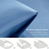 Bedsure - Juego de 2 fundas de almohada de satén estándar, color azul aireado, para el cabello y la piel, 20 x 26 pulgadas, fundas de almohada de satén, 2 unidades con cierre de sobre - Imagen 3