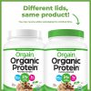 Proteína en polvo orgánica a base de plantas Orgain, café helado, 21 g de proteína, 60 mg de cafeína, vegano, carbohidratos netos bajos, no lácteos, sin gluten, sin azúcar añadido, sin soja, Kosher, sin OMG, con sabor, 32.48 oz - Imagen 2
