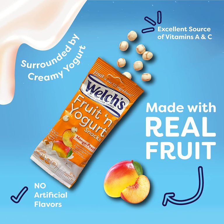 Welch’s Fruit Snacks, Fruit ‘n Yogurt Variety Pack, Blueberry Acai