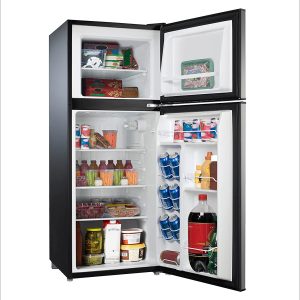 4.6. Mininevera de dos puertas con congelador de pies cúbicos, apariencia de acero inoxidable - Imagen 5