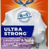 Bolsas de basura de Home & Kitchen Hefty Ultra Strong Tall, aroma a lavanda y vainilla dulce, 13 galones, 40 unidades