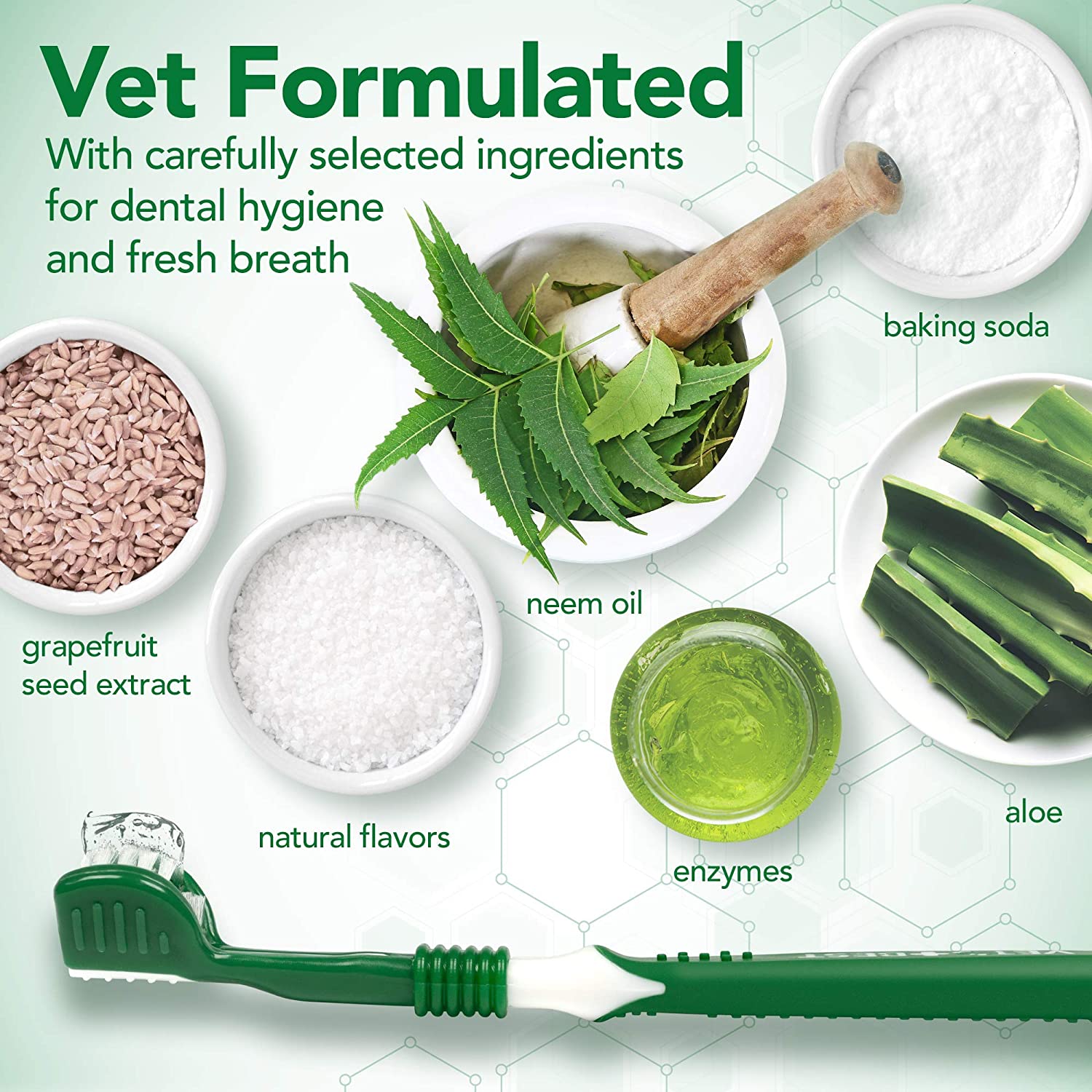 Pasta de dientes enzimática para perros Vet’s Best Gel de cuidado