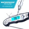 KIZEN Termómetro digital para carne con sonda - Impermeable, termómetro de Home & Kitchen de lectura instantánea para Home & Kitchenr, hornear, líquidos, dulces, asar barbacoa y freidora - Negro/Blanco - Imagen 3