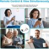 Cámara de seguridad para exteriores, wansview1080P WiFi inalámbrico Vigilancia doméstica Cámara impermeable con visión nocturna, detección de movimiento, acceso remoto, compatible con Alexa-W4, blanco - Imagen 6