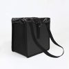 KMMOTORS Cubo de basura colgante plegable para automóvil, cesto de basura para automóvil, cubo de basura para automóvil, cuero vegano y organizador de Apparel Oxford para automóvil, accesorios para automóvil (mediano, negro) - Imagen 8