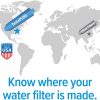 Camco 40043 TastePure RV/Filtro de agua marino con protector de manguera flexible | protege contra las bacterias | Reduce el mal sabor, los olores, el cloro y los sedimentos en el agua potable - Imagen 6